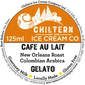 Café ay lait gelato 125ml label